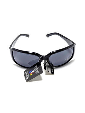 Vanguard PMS4058 Gray UV400 Lens Black Rectangle Wrap Men's Fashion Sunglasses